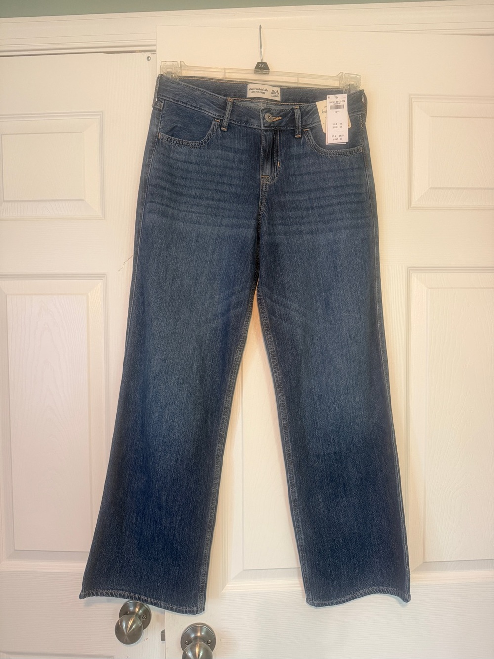 Abercrombie & Fitch Dark Blue Wide-Leg Jeans